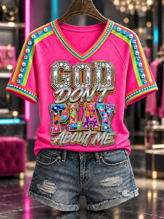 Women's Christian V-neck T-shirts