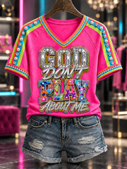Women's Christian V-neck T-shirts