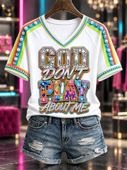 Women's Christian V-neck T-shirts