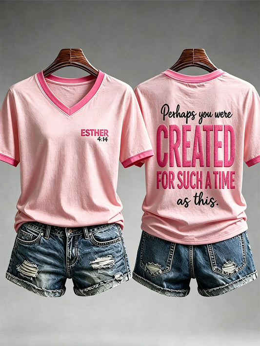Women's Perhaps You Were Created For Such A Time As This T-shirt