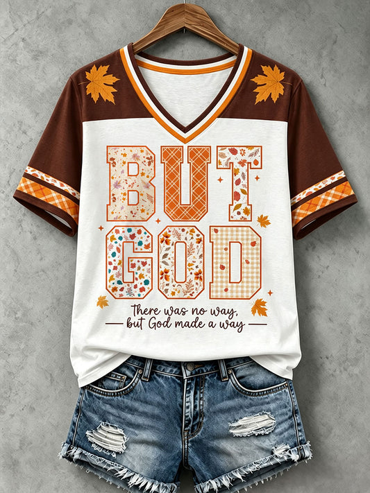 Women's  But God There Was No Way  But God Made A Way T-shirt
