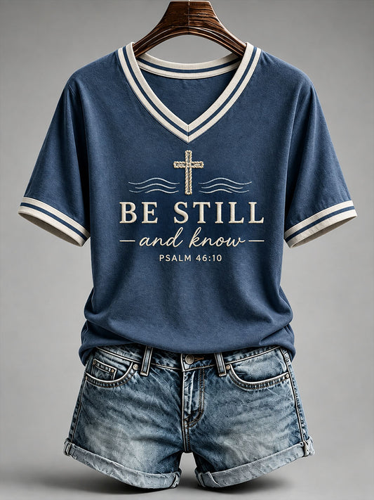 Women's Be Still And Know T-shirt