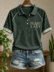 Women's Plants Lover Art Printed Casual Tops