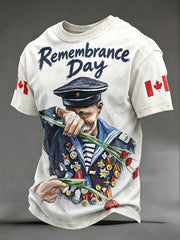 Men's Canadian Remembrance Day T-shirts