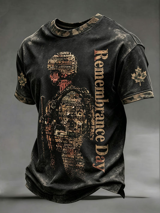 Men's Canadian Remembrance Day T-shirts