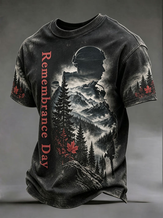 Men's Canadian Remembrance Day T-shirts