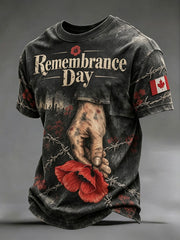 Men's Canadian Remembrance Day T-shirts