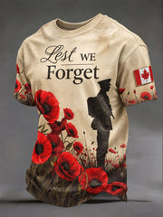 Men's Canadian Remembrance Day T-shirts