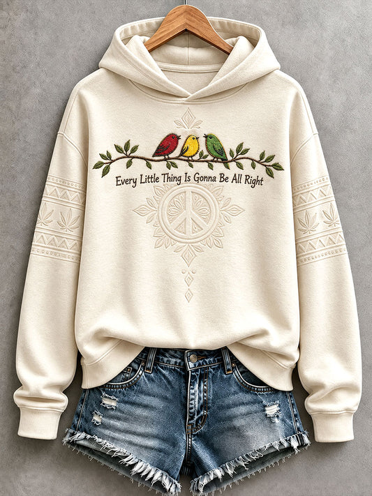 Women's Every Little Thing Is Gonna Be All Right Hoodie