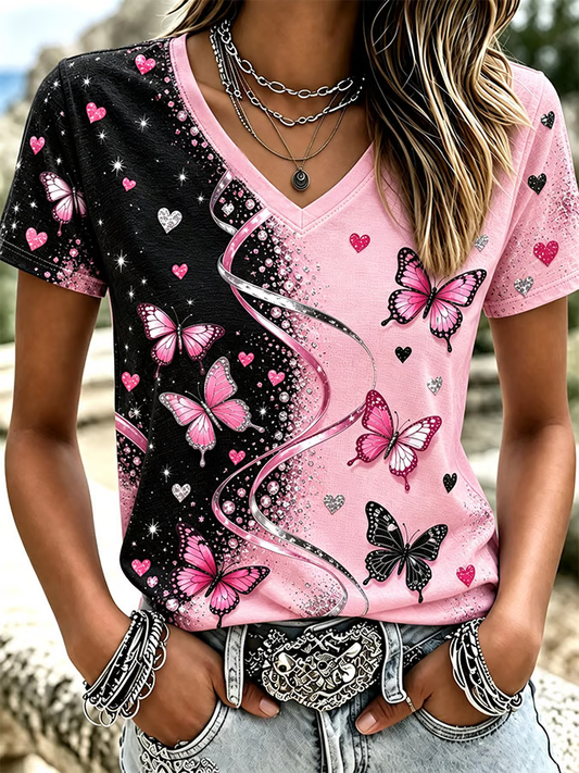 Women's Breast Cancer Short-sleeved T-shirt