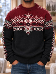 Men's Nordic Norway Art Printed Sweater