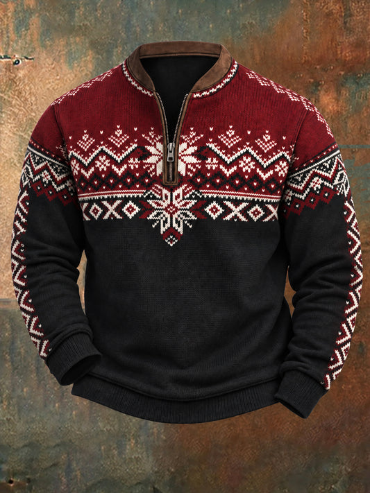 Men's Nordic Norway Art Printed Sweatshirt