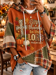 Women’s Thanksgiving Faith Short-Sleeve Hoodie