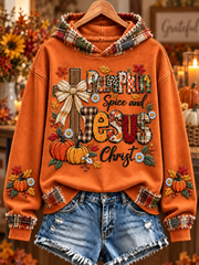Women’s Thanksgiving Faith Short-Sleeve Hoodie