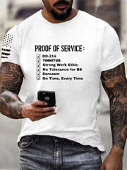 Men's DD-214  Print Short Sleeves T-shirt