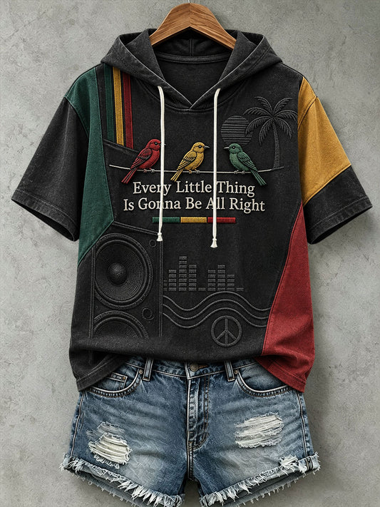 Women's Every Little Thing Is Gonna Be All Right  T-shirt