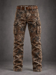 Men's Christian Cross Pattern Camouflage Pants