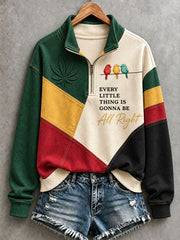 Women's Every Little Thing Is Gonna Be All Right Sweatshirt