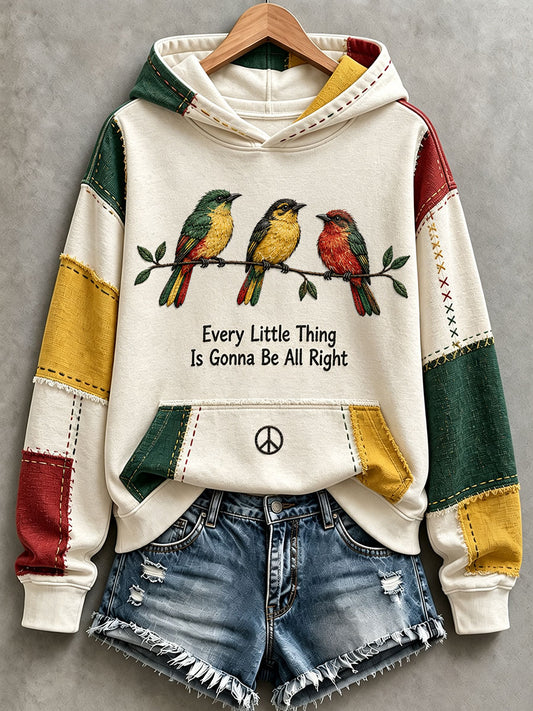 Women's Every Little Thing Is Gonna Be All Right Hoodie