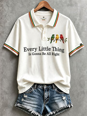 Women's Every Little Thing Is Gonna Be All Right Polo Shirt