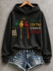 Women's Every Little Thing Is Gonna Be All Right Hoodie