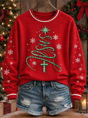 Women's Christmas Jesus Casual Sweatshirt