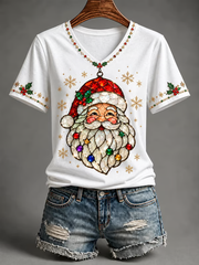 Women's Christmas Short-sleeved T-shirt