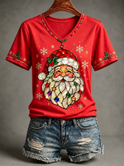 Women's Christmas Short-sleeved T-shirt