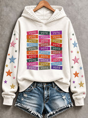 Women's "Vote" Graphic Casual Sweatshirt
