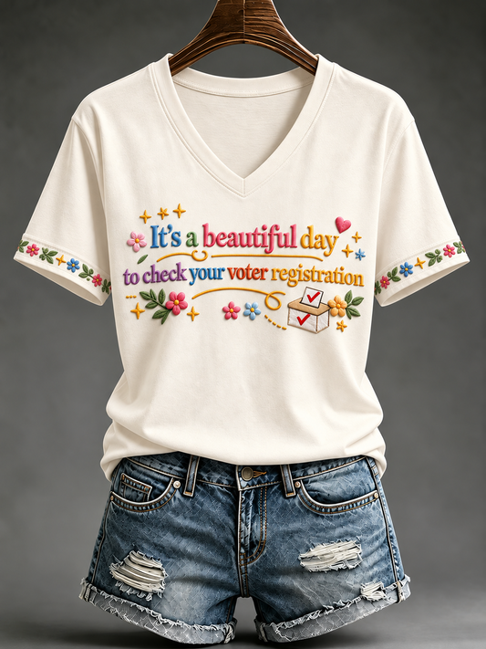 Women's VOTE Short-sleeved T-shirt