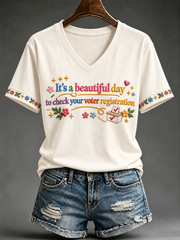 Women's VOTE Short-sleeved T-shirt
