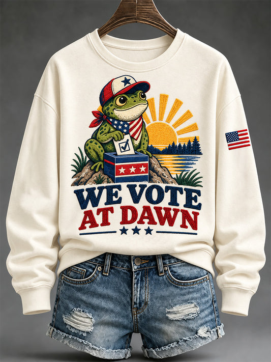 Women's Vote Print Sweatshirt