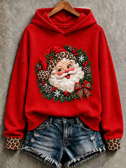 Women's Christmas Santa Claus Regular Sweatshirt
