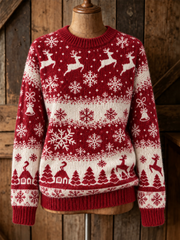 Women's Christmas Long-sleeved Sweater