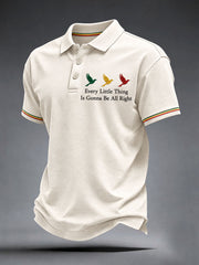 Men's Every Little Thing Is Gonna Be All Right Polo Shirt