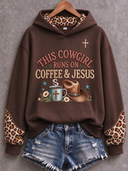 Women's Western Faith Lover Printed Regular Sweatshirt