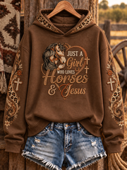 Women's Western Faith Lover Printed Regular Sweatshirt