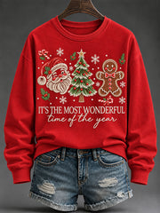 Women's Christmas Print Sweatshirt