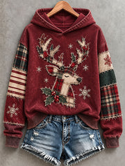 Women's Christmas Reindeer Hoodie