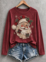Women's Santa Long-Sleeve T-Shirt