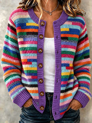 Women's Geometric Art Cardigans