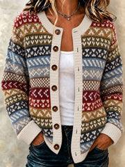 Women's Geometric Art Cardigans