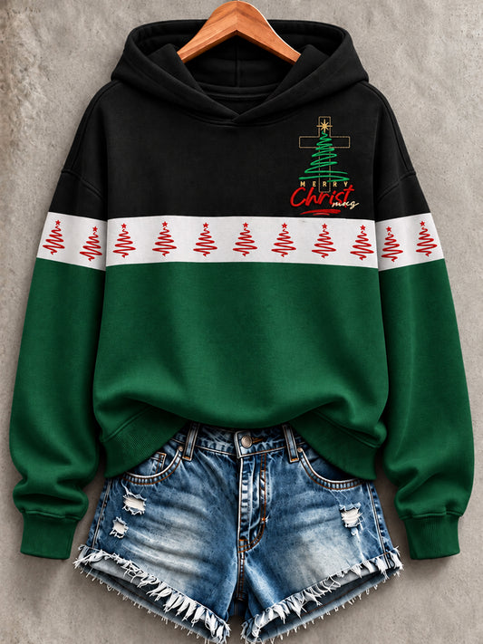 Women's Christmas Faith Print Sweatshirt