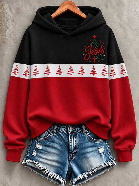 Women's Christmas Faith Print Sweatshirt