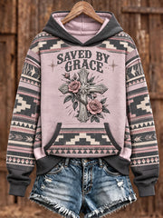 Women's Western Cross Faith Hoodies