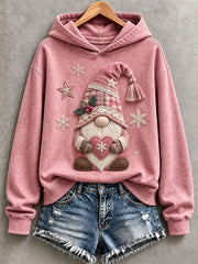 Women’s Pink Christmas Gnome Hoodie
