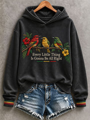 Women's Every Little Thing Is Gonna Be All Right  Hoodie