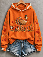 Women's Thanksgiving Day Parade Print Casual Sweatshirt