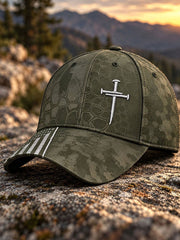 Cross Print Casual Unisex Hat