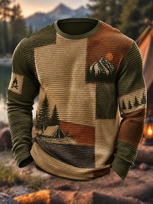 Men's Camping Waffle Top